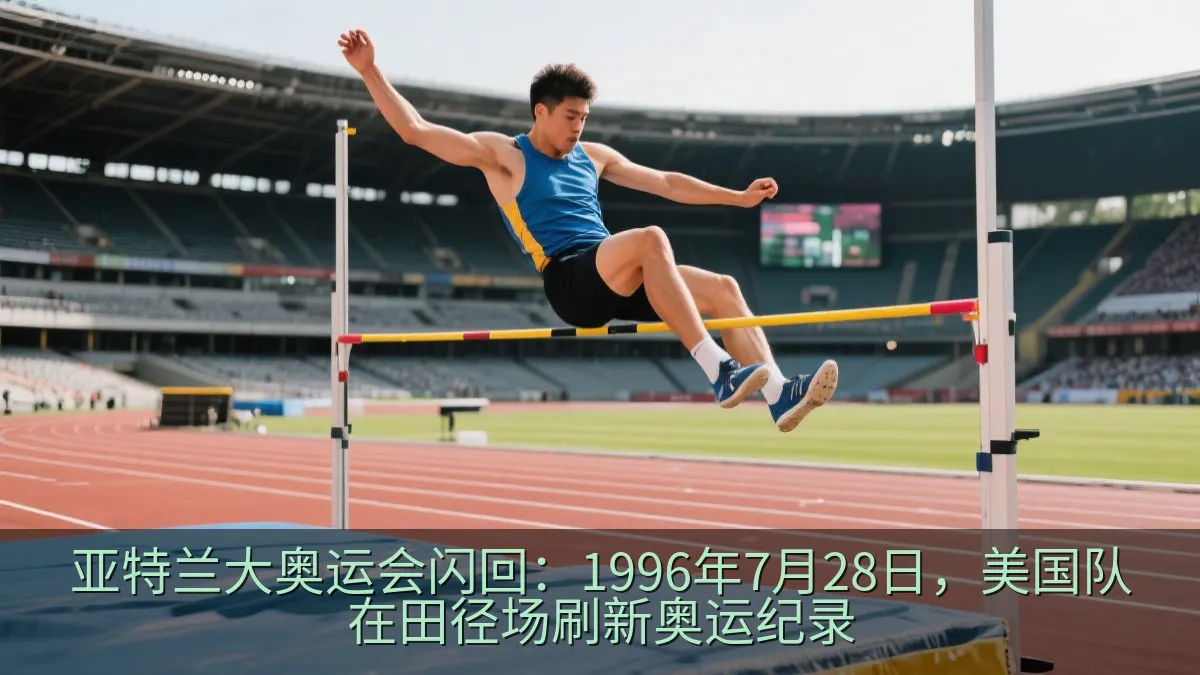 亚特兰大奥运会闪回：1996年7月28日，美国队在田径场刷新奥运纪录