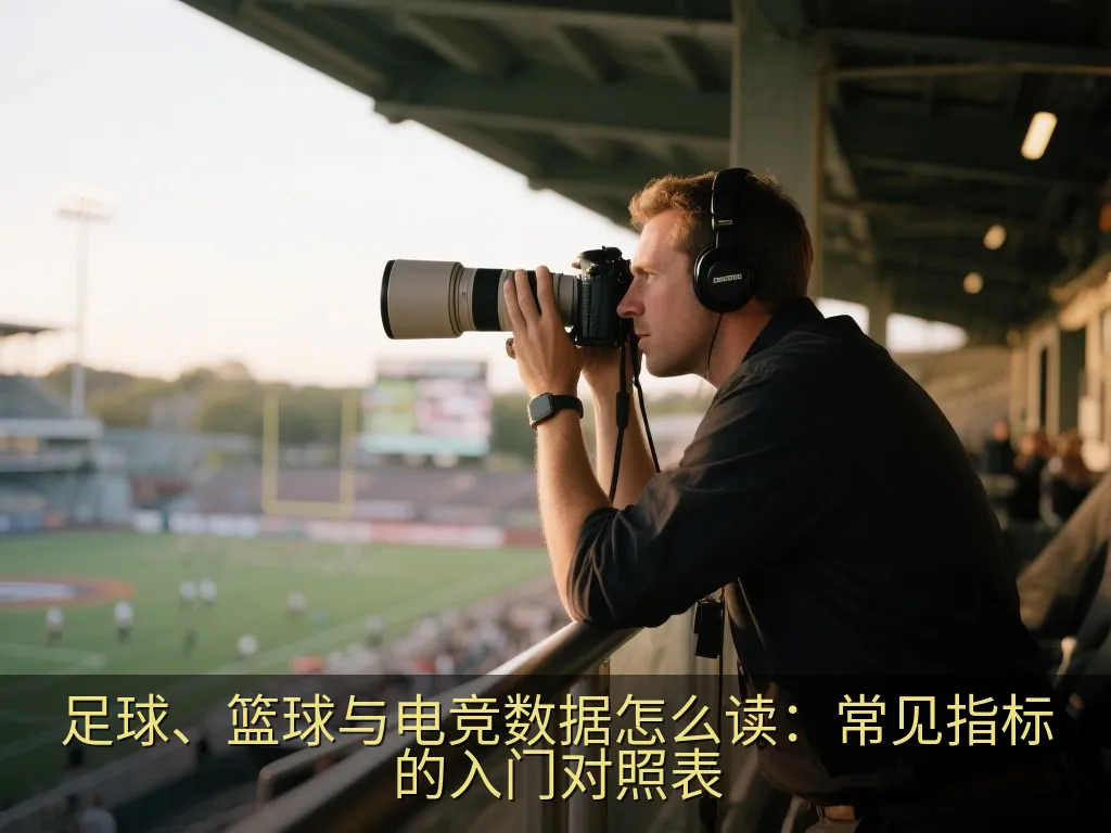 足球、篮球与电竞数据怎么读：常见指标的入门对照表