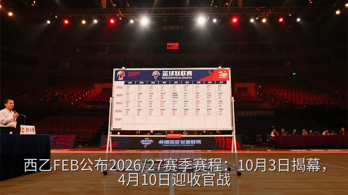 西乙FEB公布2026/27赛季赛程：10月3日揭幕，4月10日迎收官战