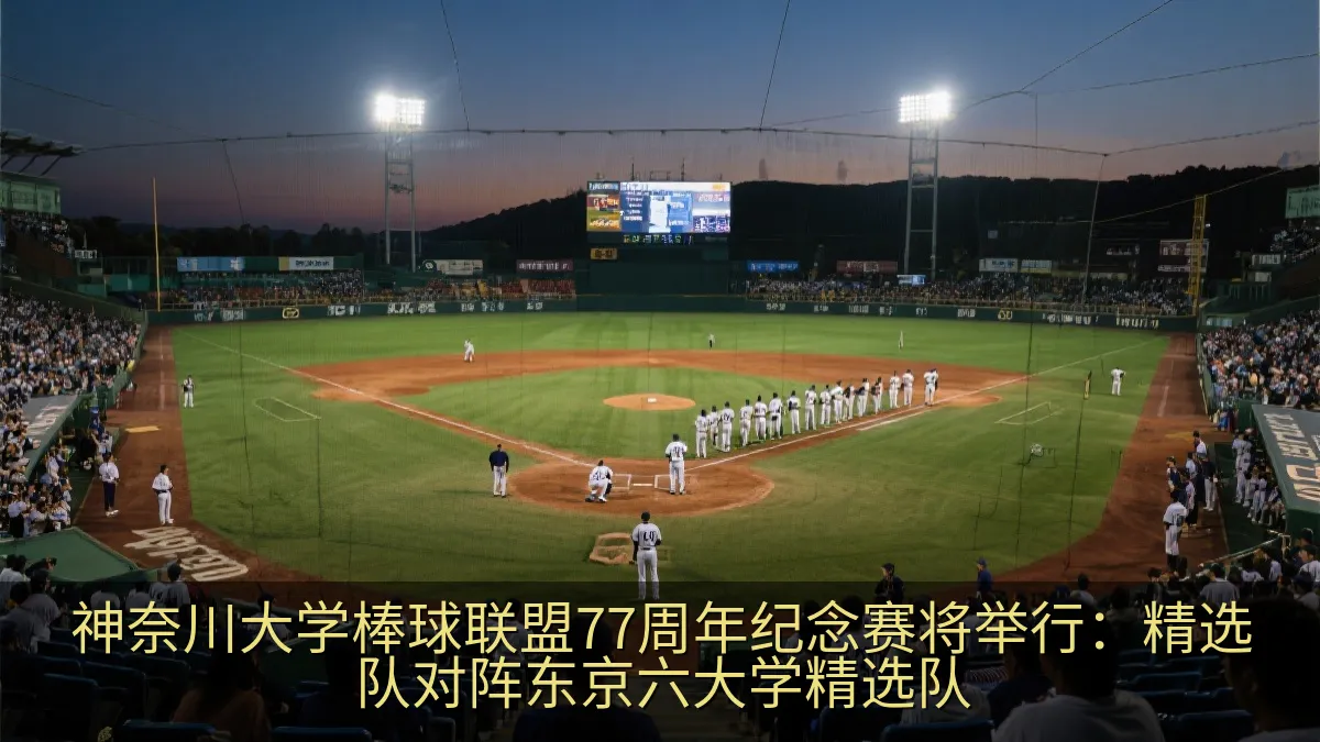 神奈川大学棒球联盟77周年纪念赛将举行：精选队对阵东京六大学精选队